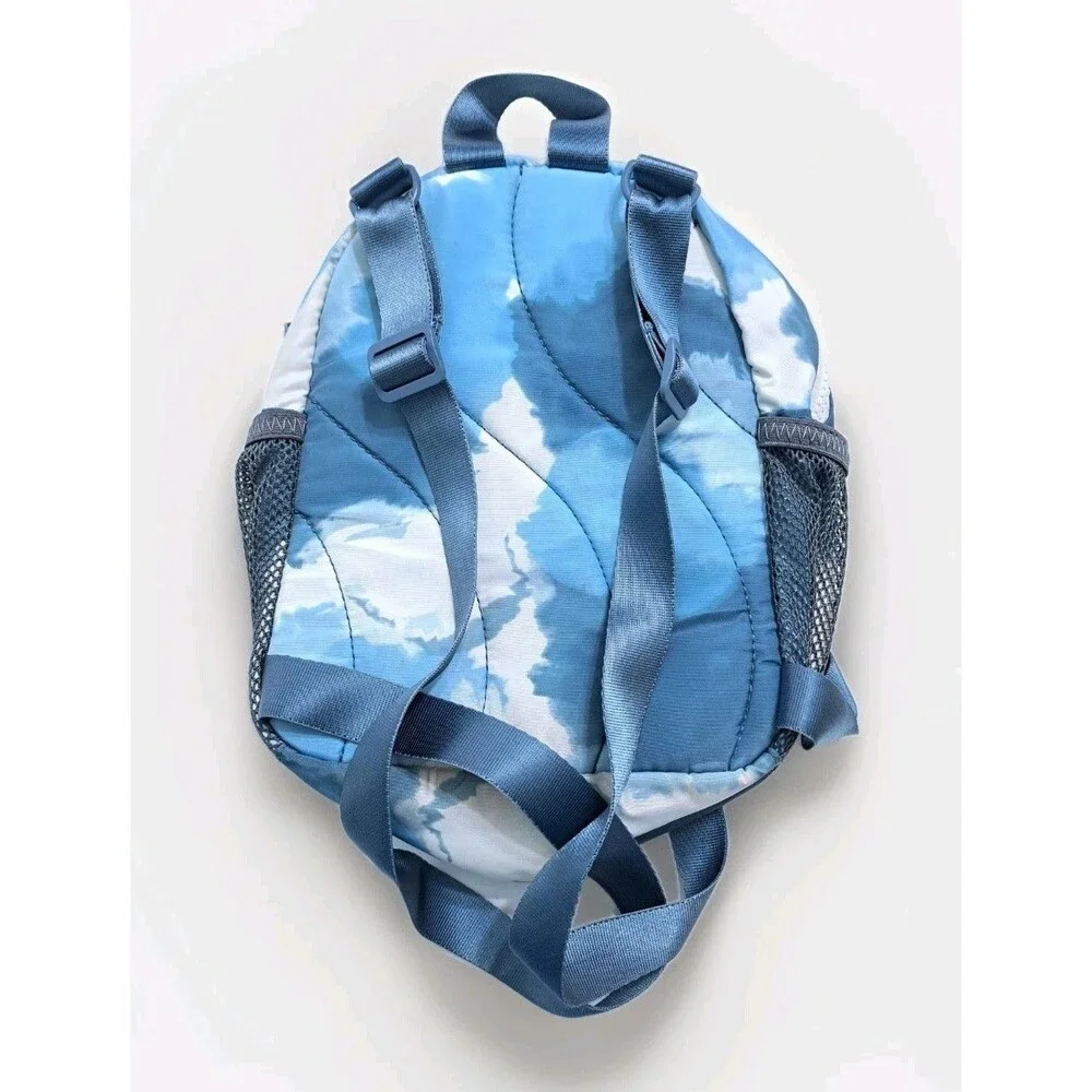 Adidas Mini Cloud Blue White Tiedye Backpack Linear Bag School Travel Carry On